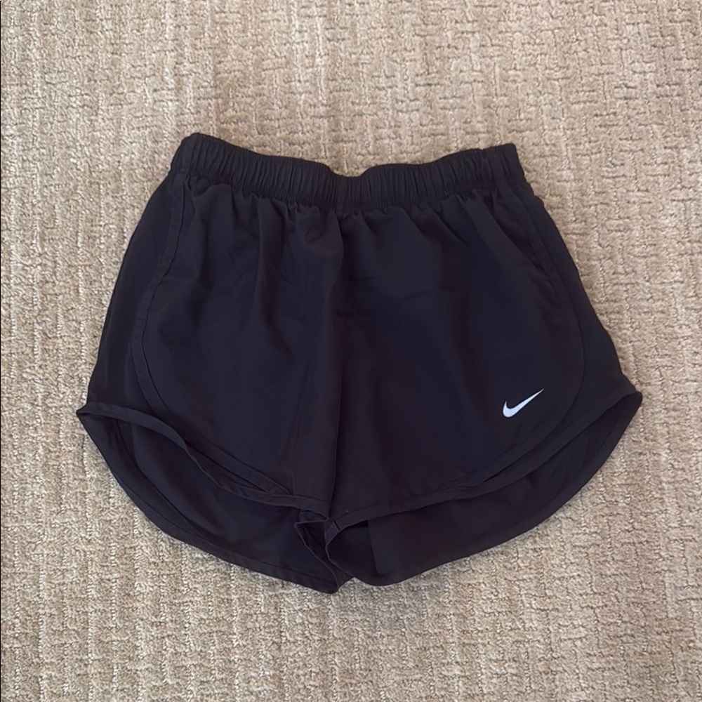 Nike Black Athletic Shorts Lightweight Elastic Waist